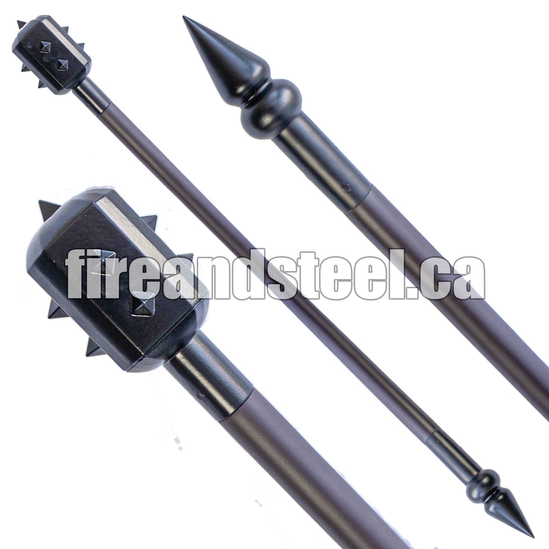 Mountain Warrior's Pole Mace - Fire and Steel