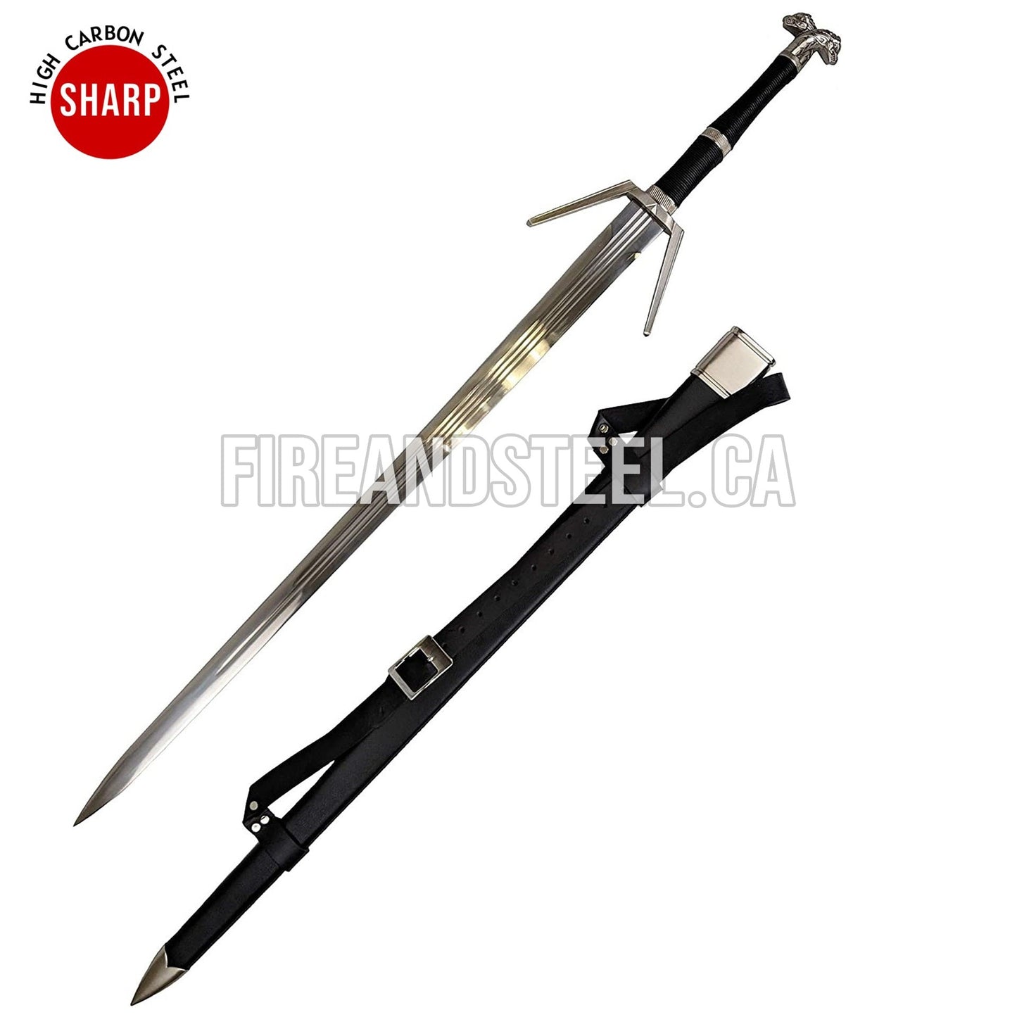 Geralt of Rivia’s Silver Sword (Geralt Sword - Battle Ready)