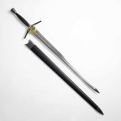 Geralt of Rivia's Steel Sword (Geralt Sword - TV Series Ed. with Backstrap - Battle Ready)