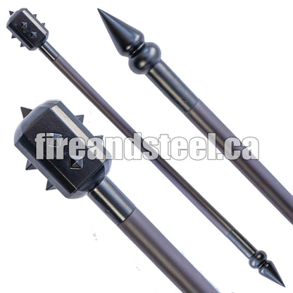 Mountain Warrior's Pole Mace - Fire and Steel
