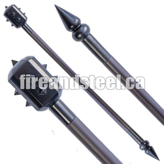 Mountain Warrior's Pole Mace - Fire and Steel