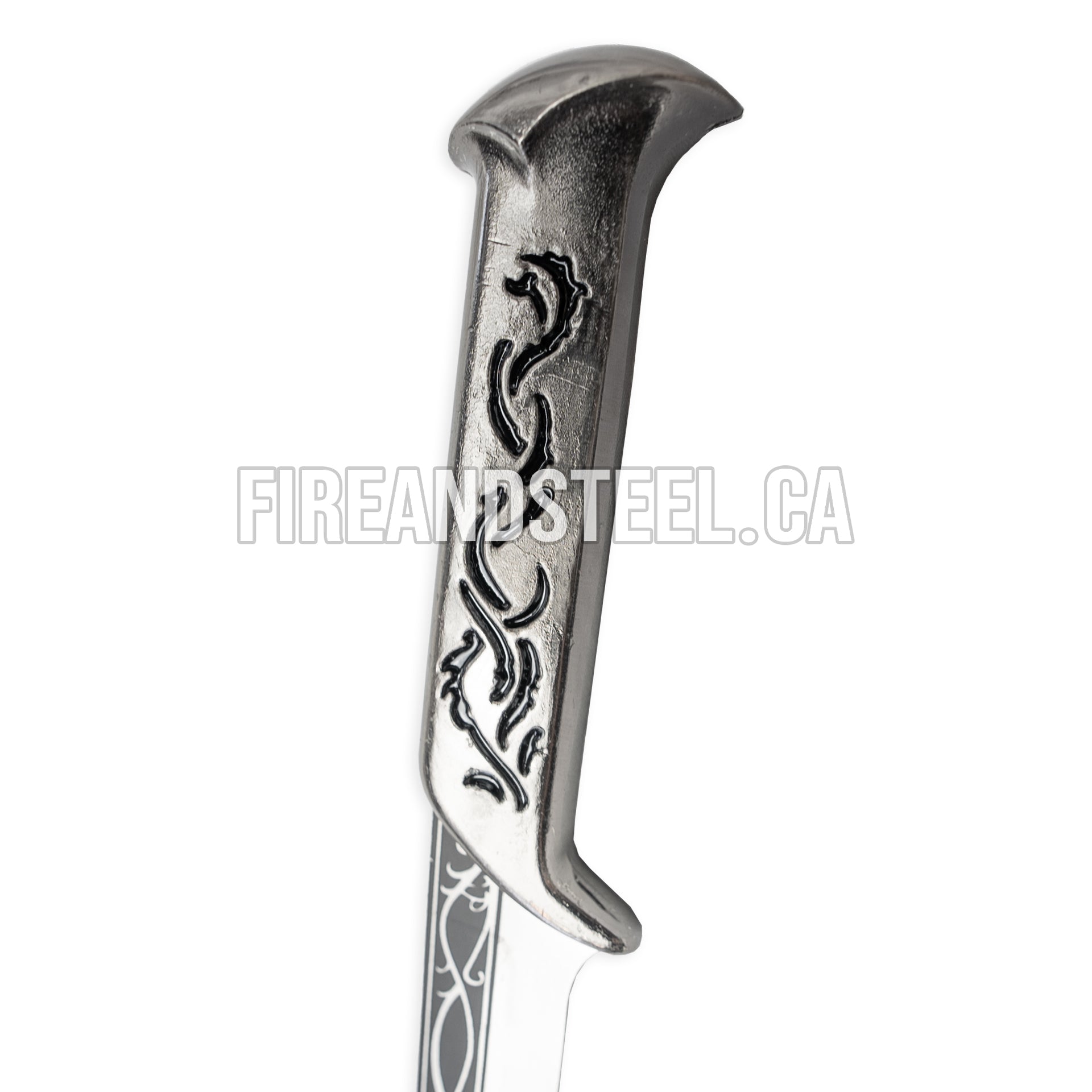 Woodland Warrior King's Sword (Dagger Miniature) - Hilt - Fire and Steel