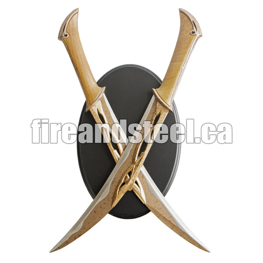 Woodland Warrior Captain's Short Swords - Fire and Steel